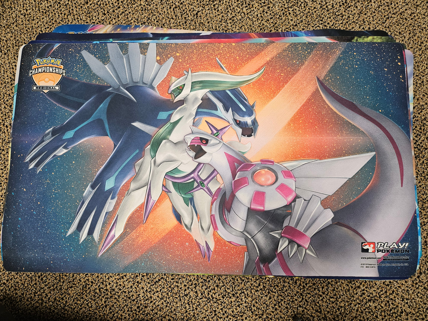Arceus, Dialga, Palkia Regional Playmat