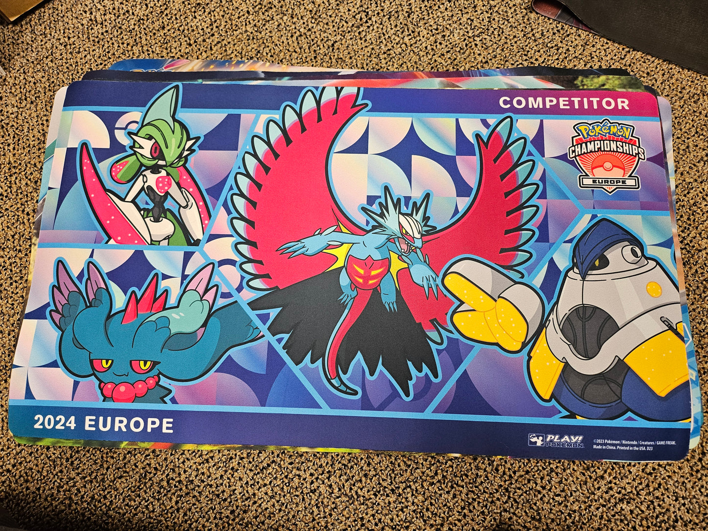 2024 Europe Pokemon Competitor Playmat