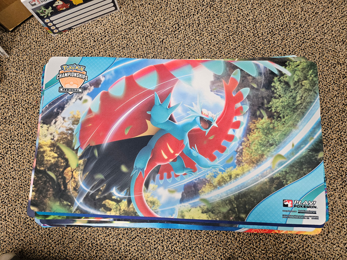 Roaring Moon Pokemon Regional Playmat