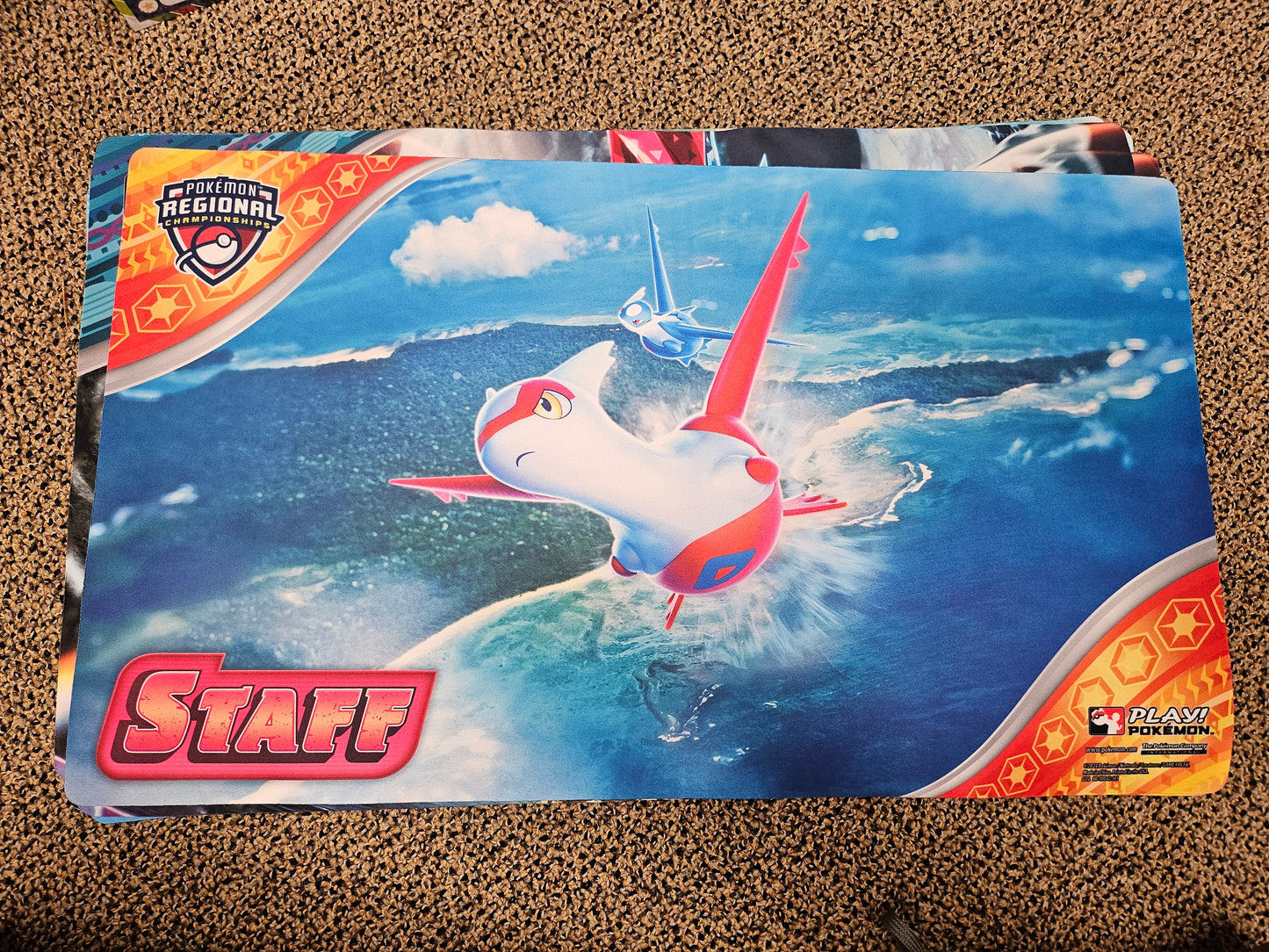 STAFF Latias Pokemon Regional Playmat