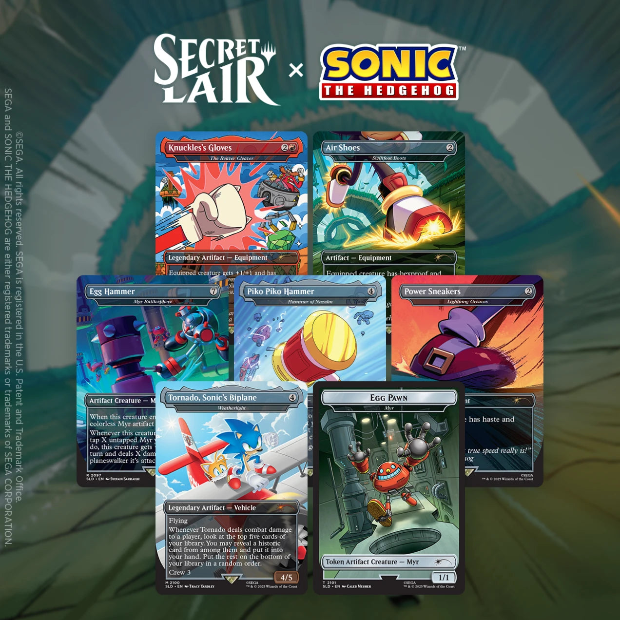 Sonic: Turbo Gear MTG Secret Lair