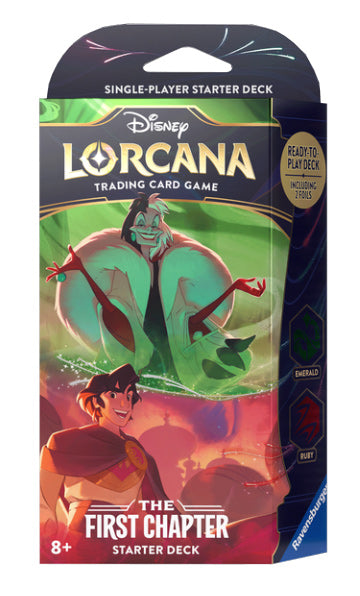 Disney Lorcana The First Chapter Ruby & Emerald Starter Deck