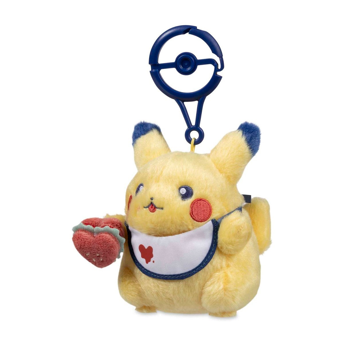 Pikachu with Burger Sweetheart Diner Plush Keychain