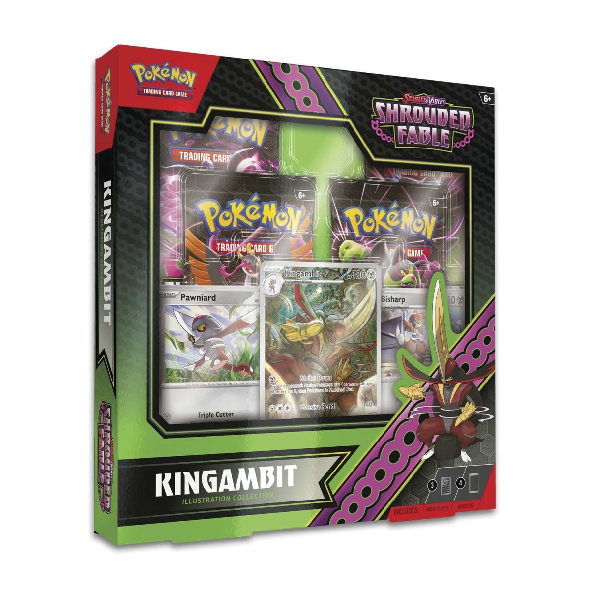 Shrouded Fable Kingambit Illustration Collection Pokemon TCG