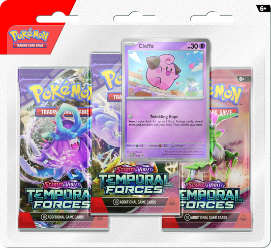 Temporal Forces 3 Pack Blister - Cleffa
