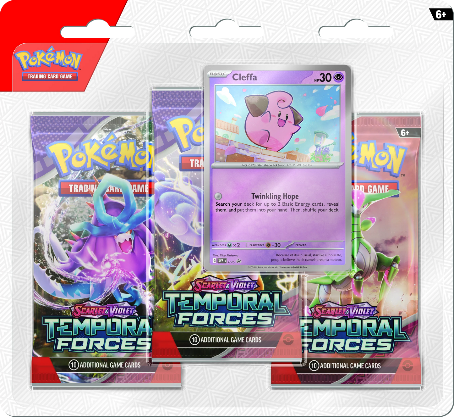 Temporal Forces 3 Pack Blister - Cleffa