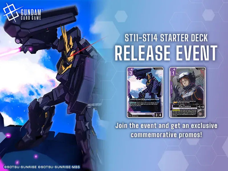 Gundam ST 11-14 Starter Deck Events