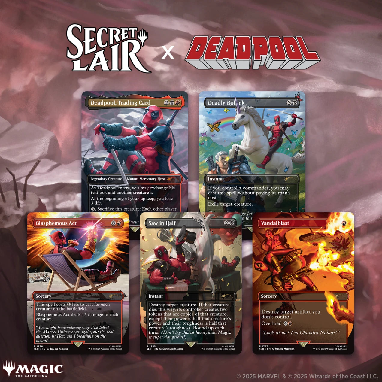Marvel's Deadpool MTG Secret Lair