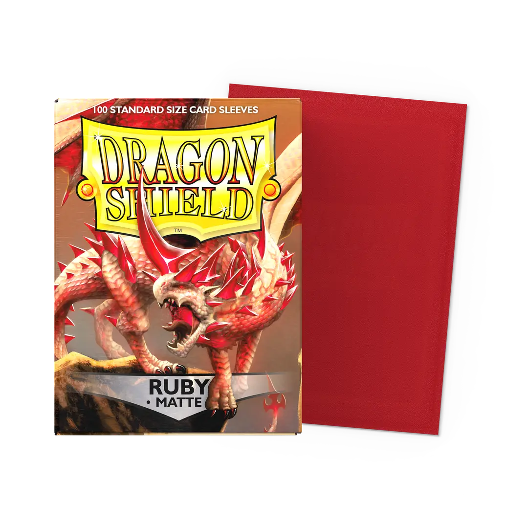 Dragon Shield Ruby Sleeves 100ct