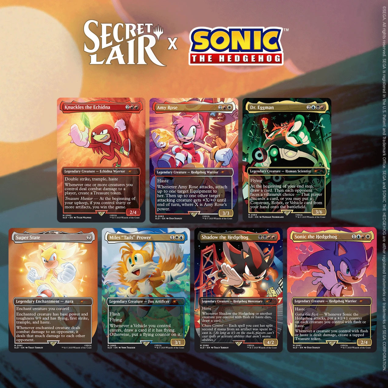 Sonic: Friends & Foes MTG Secret Lair