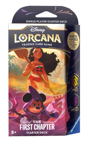 Disney Lorcana The First Chapter Amber & Amethyst Starter Deck