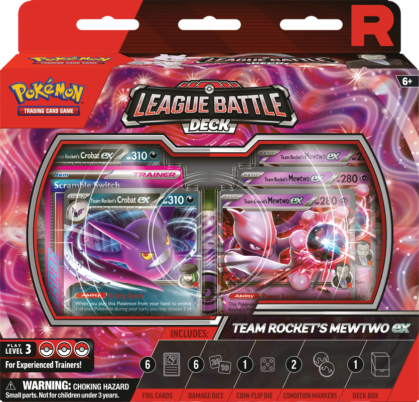 Team Rocket’s Mewtwo ex League Battle Deck Pokemon TCG