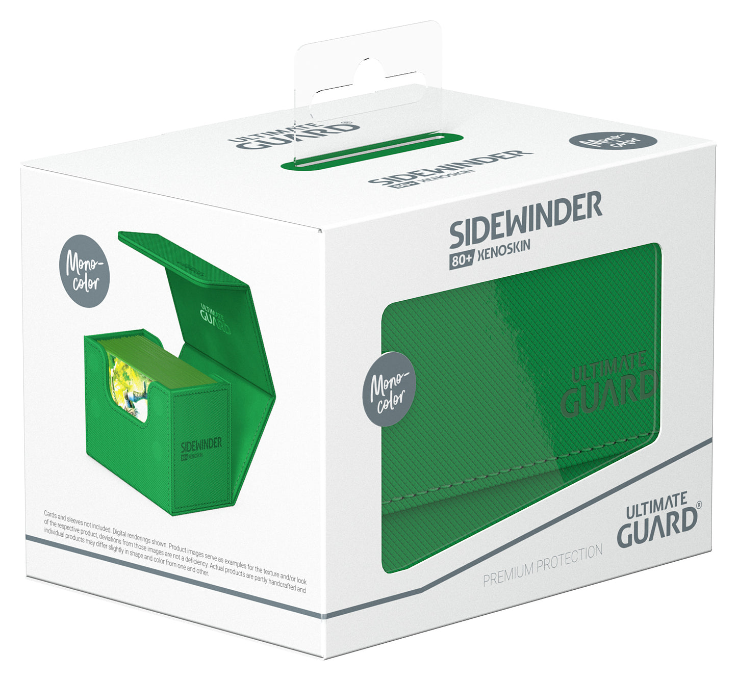 Ultimate Guard Sidewinder Xenoskin Green 80ct