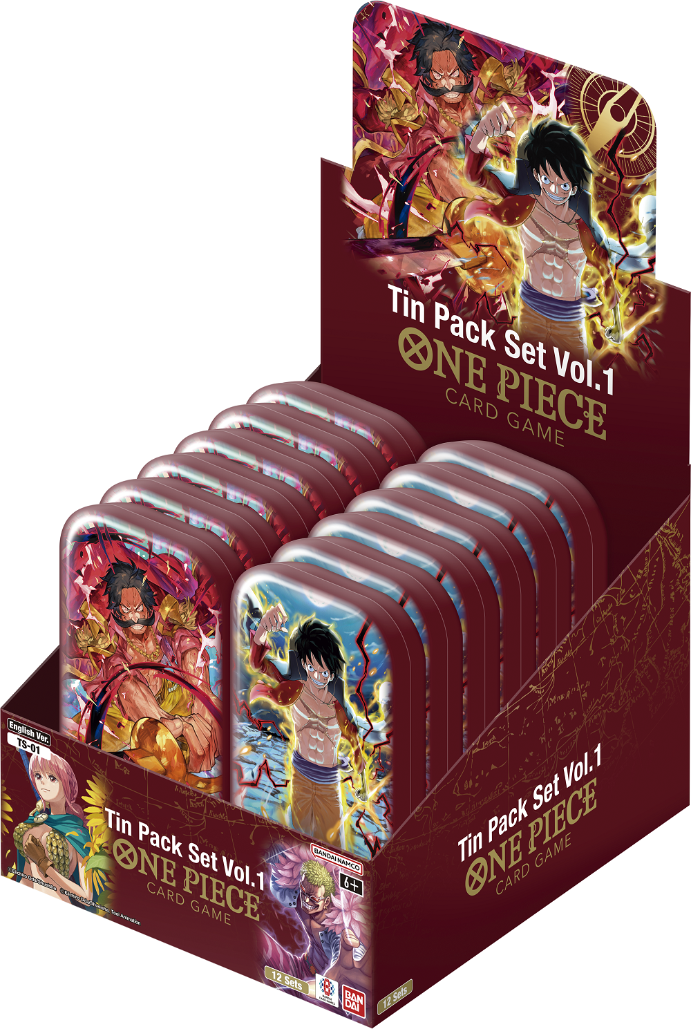 one piece card game tin One Piece TCG Tin Insert - 3D Printed- Customizable