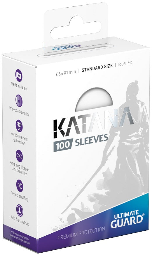 Ultimate Guard - Katana Standard Size Sleeves 100ct - White