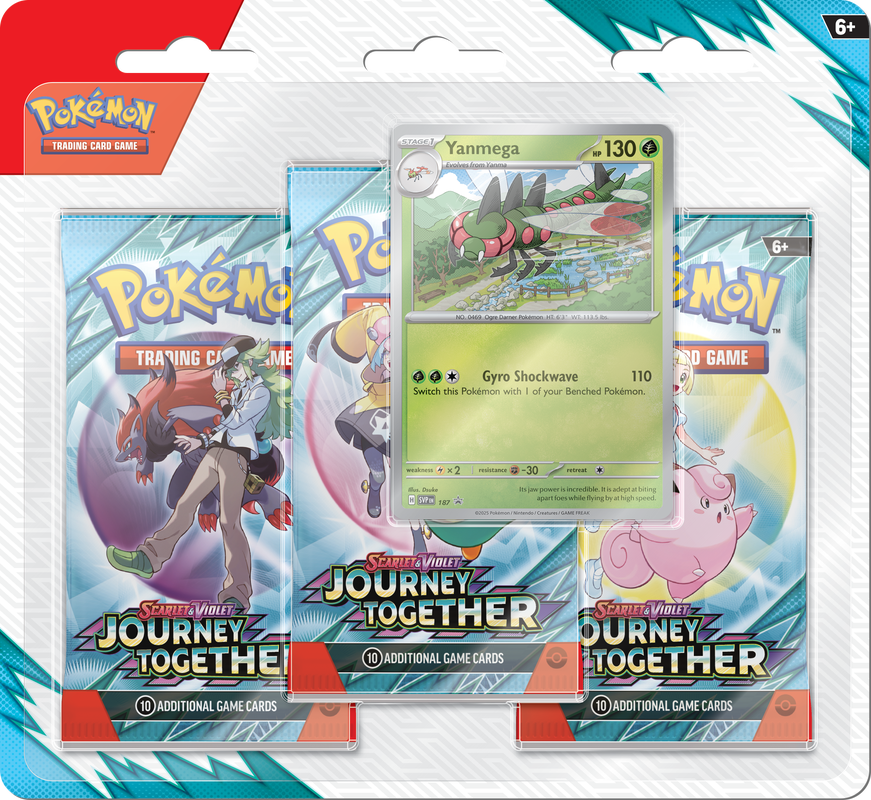 Journey Together 3 Pack Blister (Random Promo) Pokemon TCG