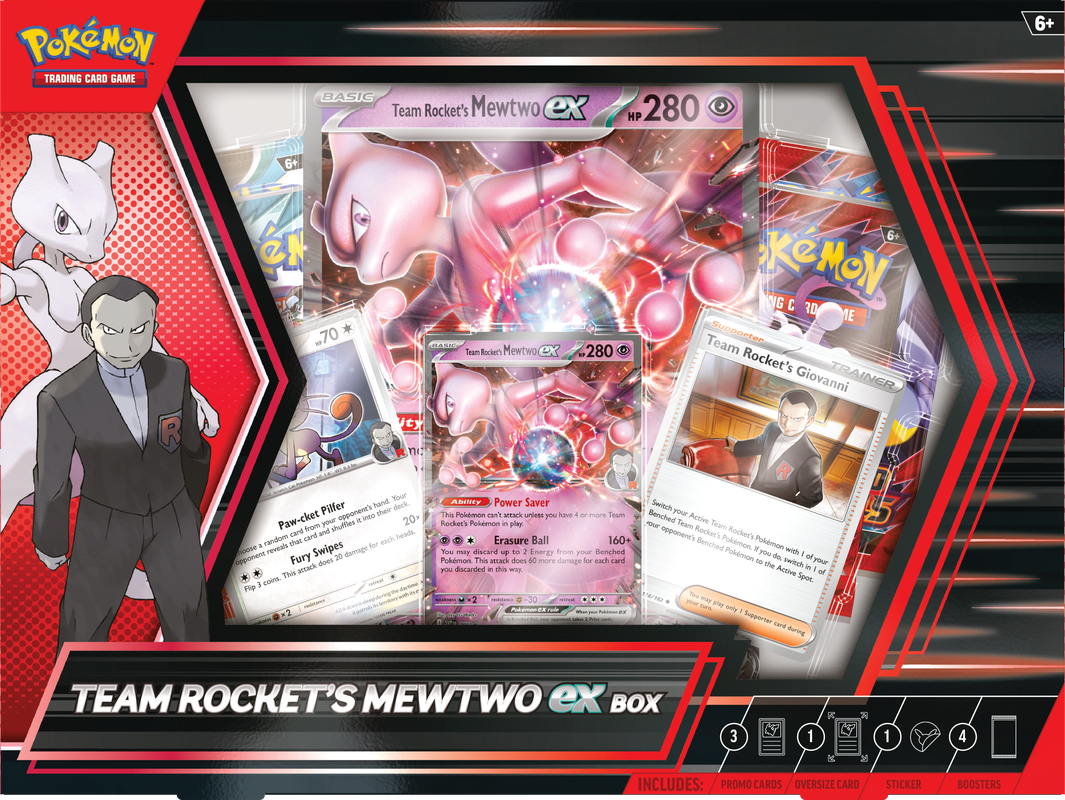 Team Rocket’s Mewtwo ex Box Pokemon TCG