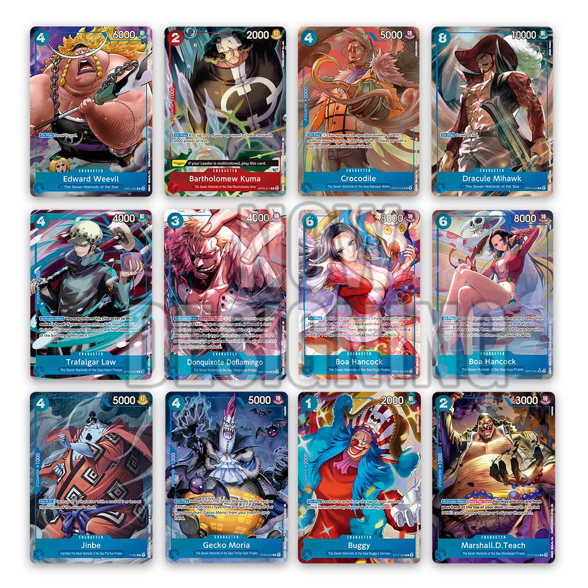 Seven Warlord of the Sea Binder set One Piece