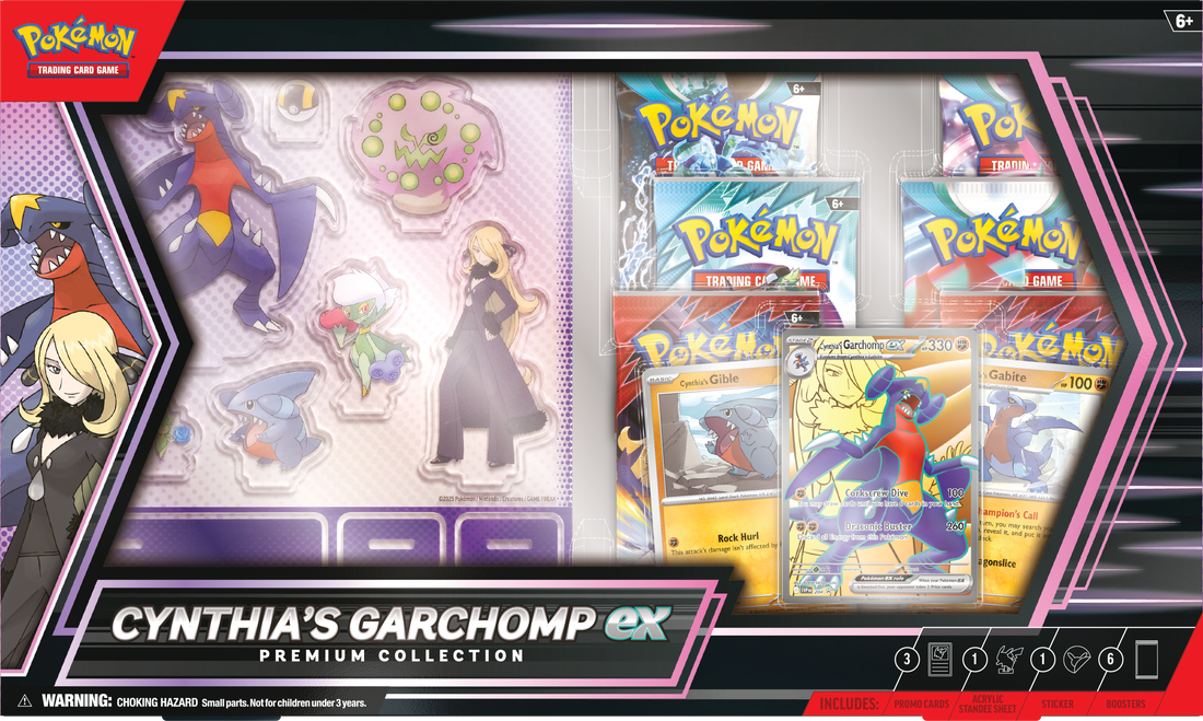 Cynthia’s Garchomp ex Premium Collection Pokemon TCG (In Store pickup only)