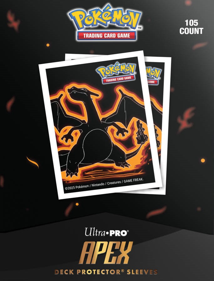 APEX Deck Protector Neon Charizard Sleeves 105ct