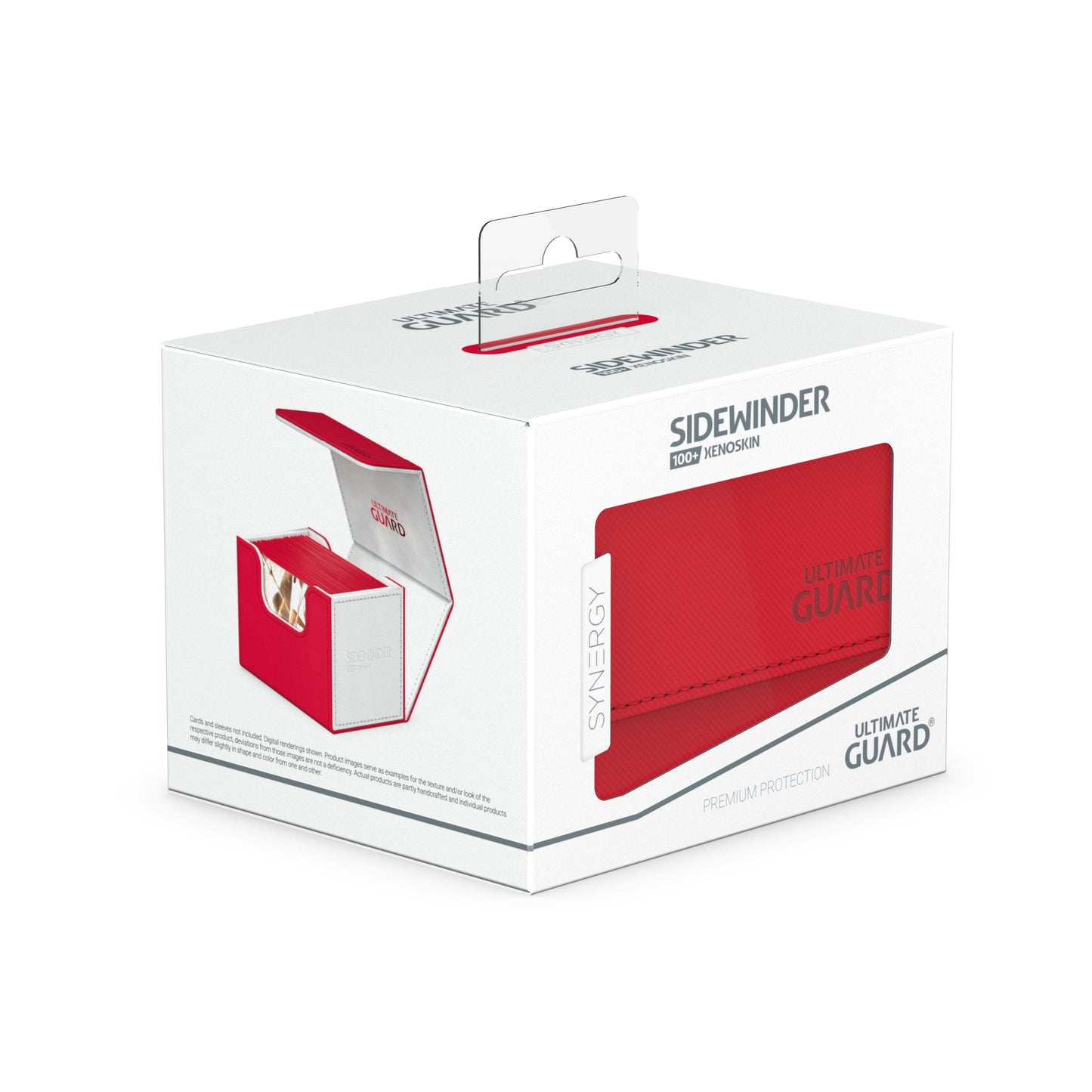 Ultimate Guard Sidewinder Xenoskin Synergy Red/White 100ct