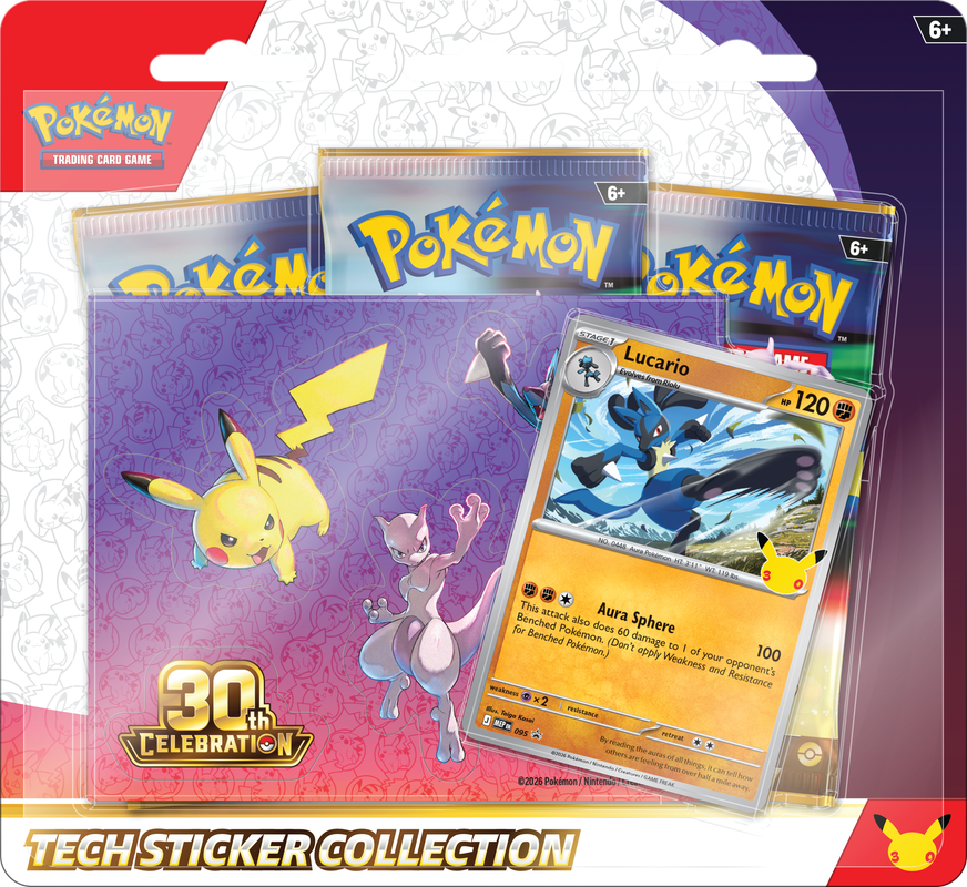 30th Celebration Tech Sticker Collection (Random Promo)