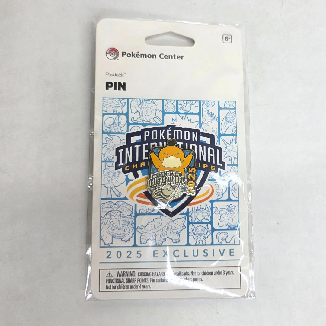 Pokemon Internationals 2025 Exclusive Psyduck Pin