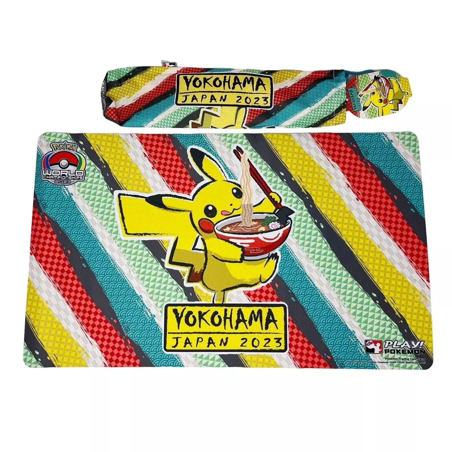 Yokohama Playmat Pikachu Ramen Pokemon World Championship 2023