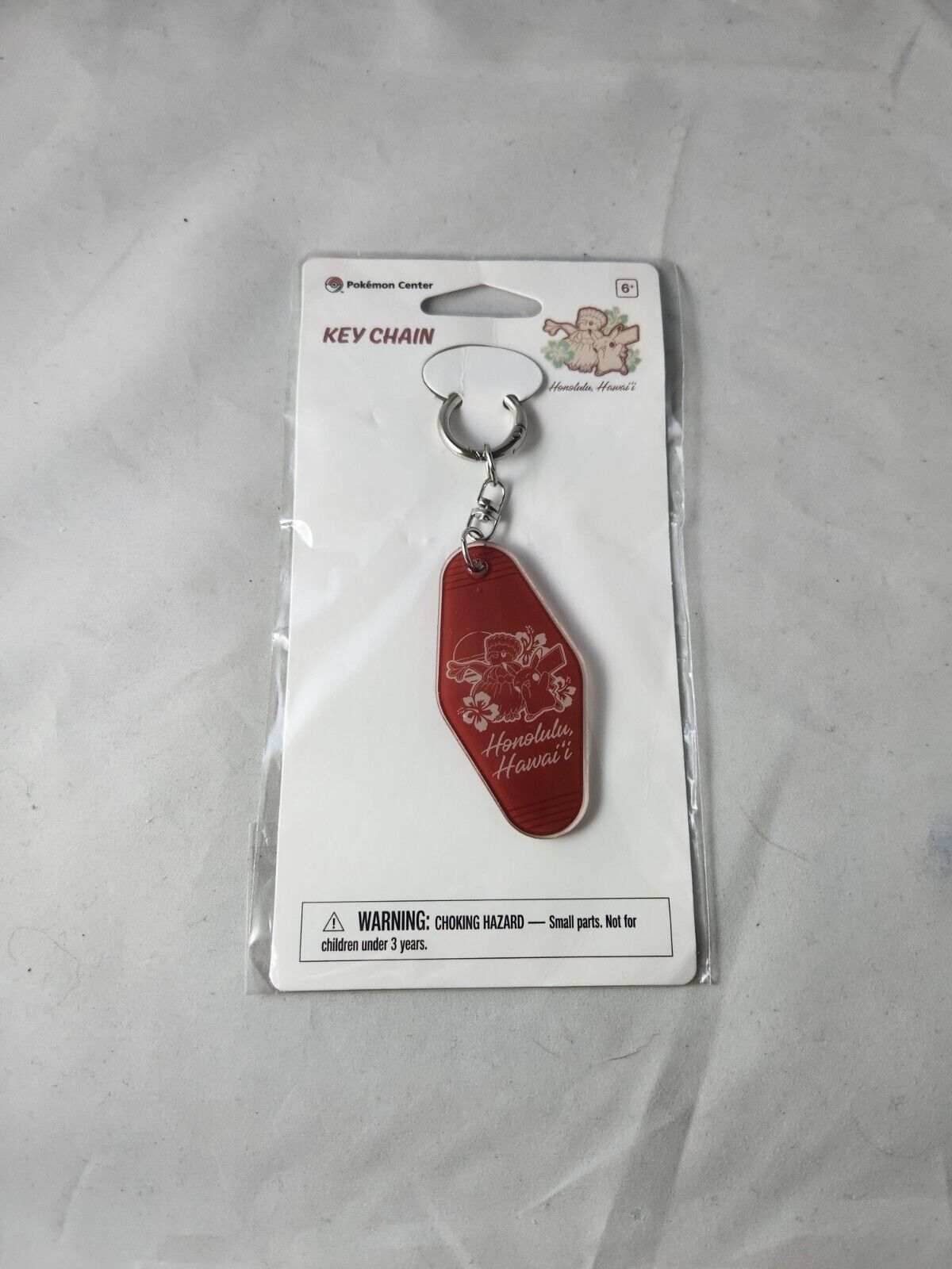 Pokemon Honolulu Hawaii World Keychain
