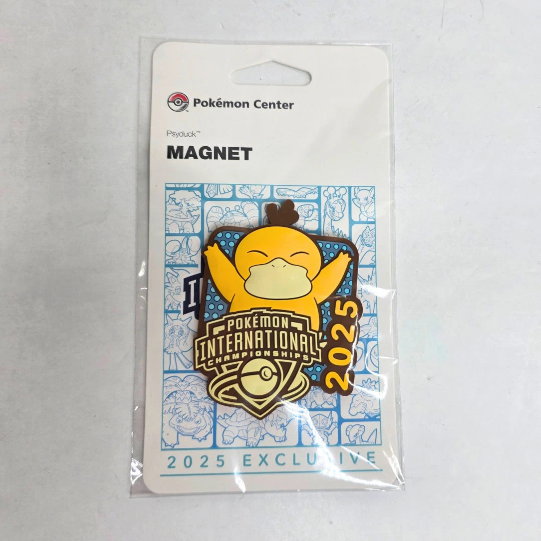 Pokemon Internationals 2025 Exclusive Psyduck Magnet
