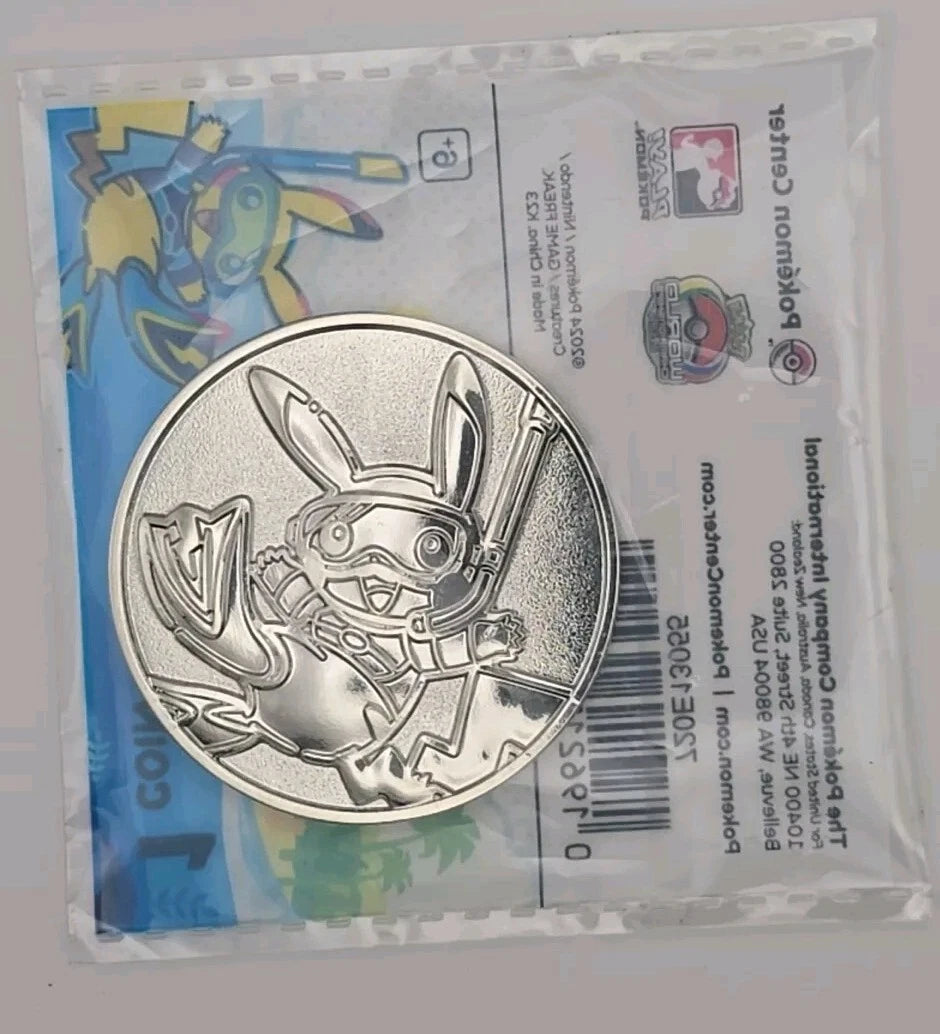 Pokemon Worlds 2024 Honolulu Pikachu Diving Coin Pokemon Center