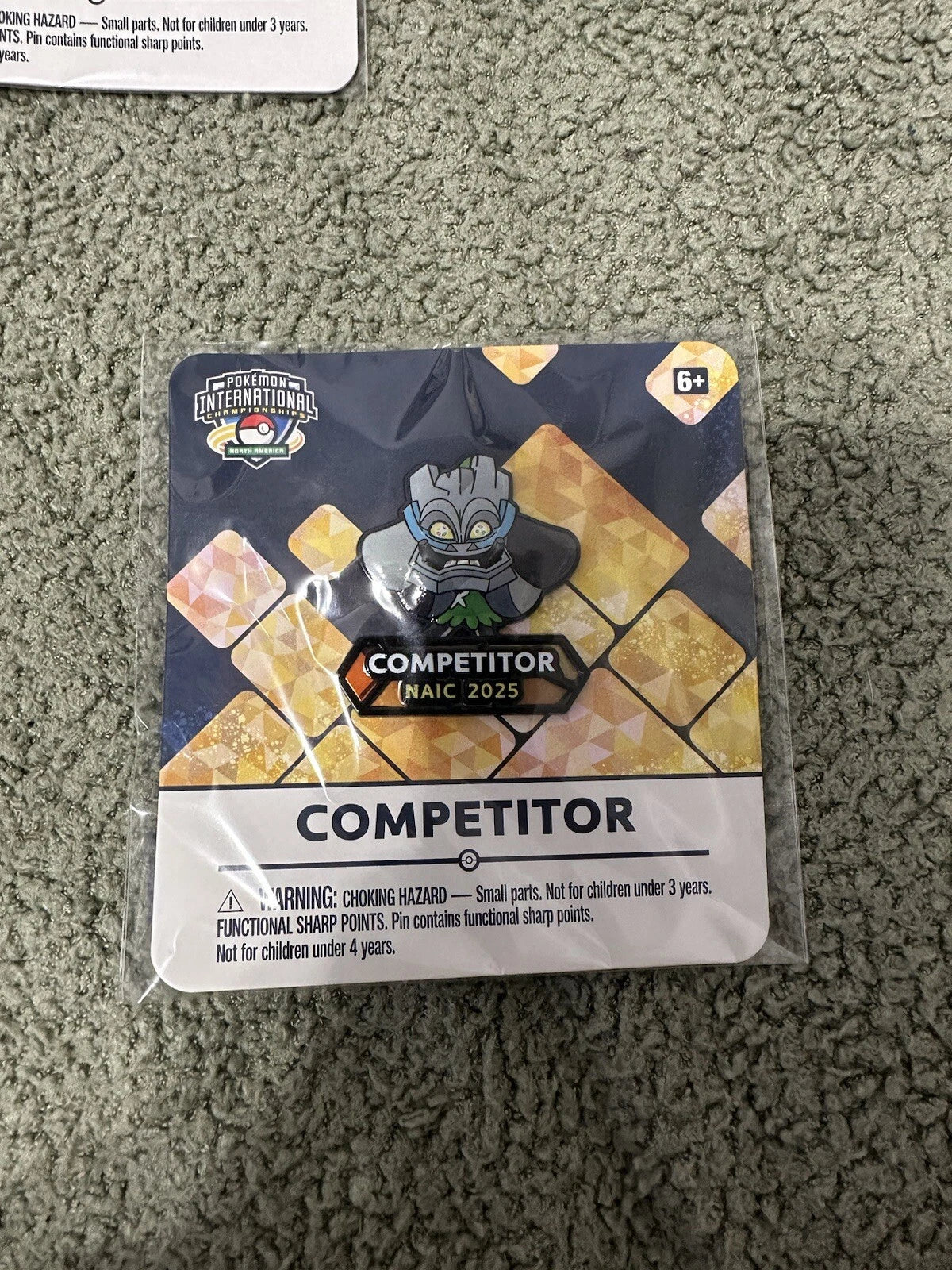Pokemon Internationals NAIC 2025 Competitor Pin Ogerpon