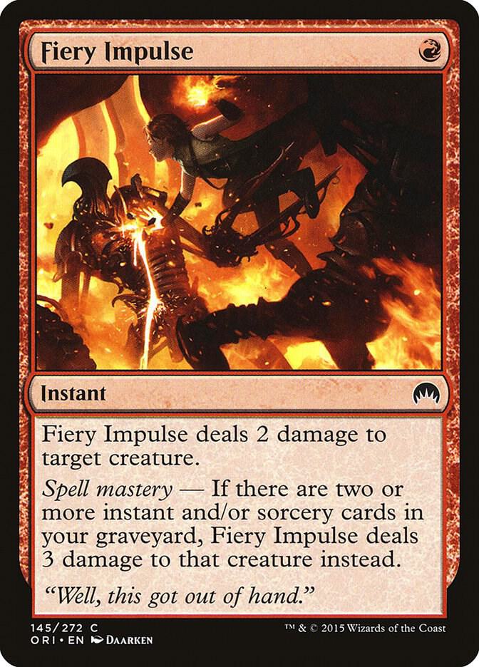 Fiery Impulse [Magic Origins] 145