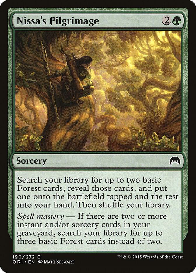 Nissa's Pilgrimage [Magic Origins] 190