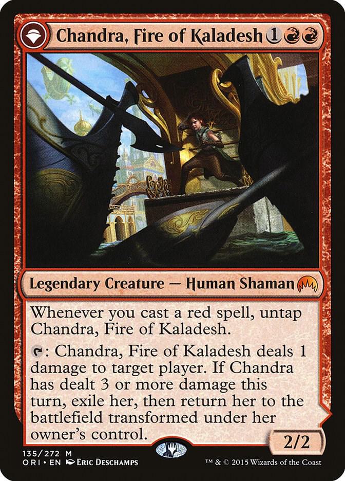 Chandra, Fire of Kaladesh [Magic Origins] 135
