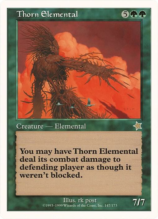 Thorn Elemental (Starter 1999) [Oversize Cards] 147