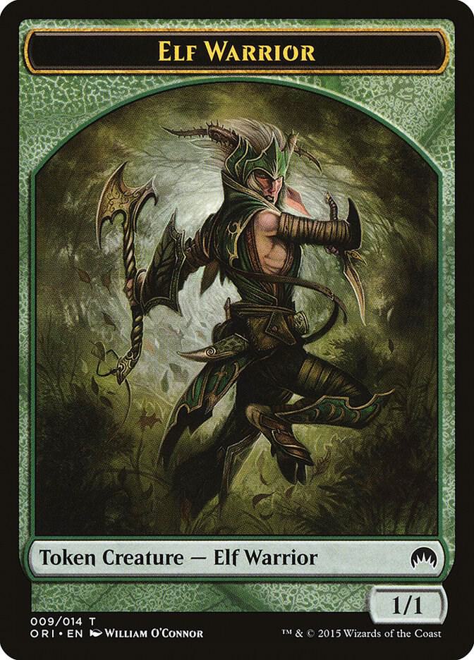 Elf Warrior Token [Magic Origins] 9
