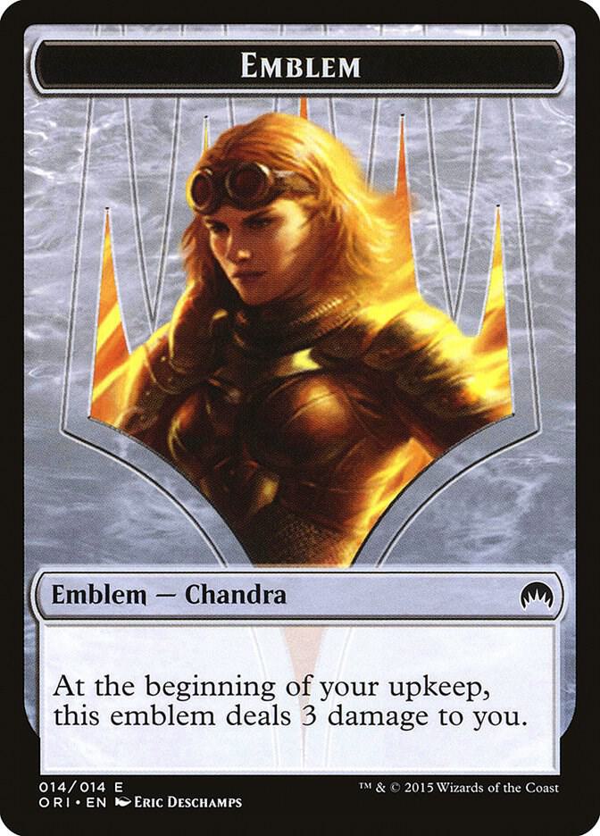 Emblem - Chandra, Roaring Flame [Magic Origins] 14