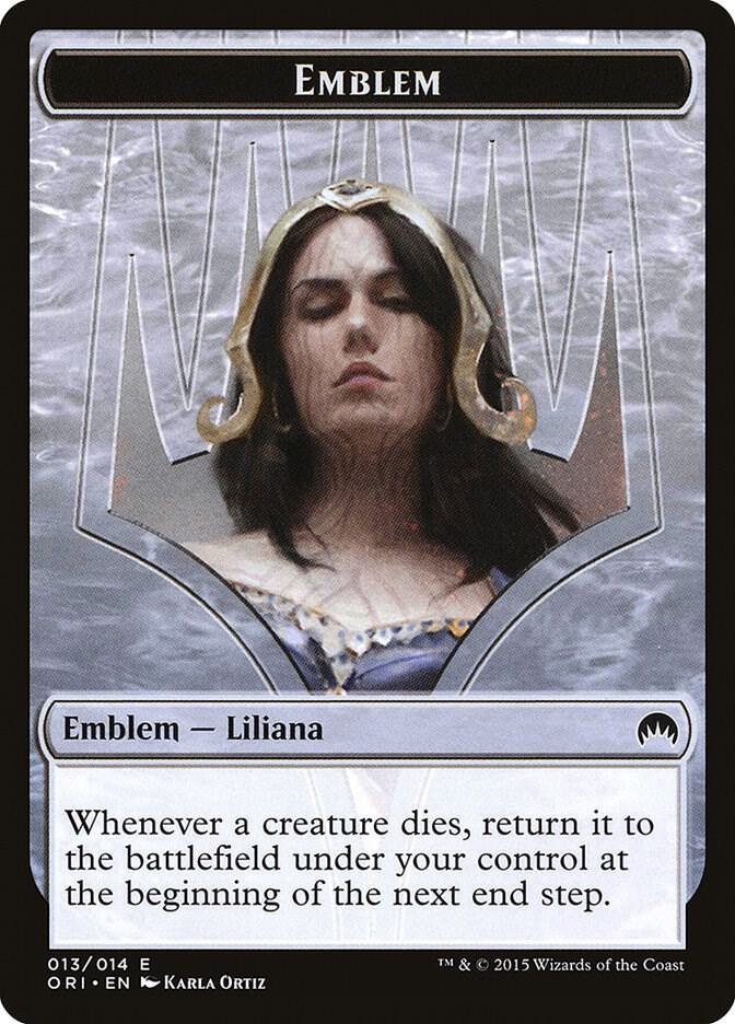 Emblem - Liliana, Defiant Necromancer [Magic Origins] 13