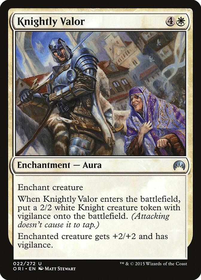 Knightly Valor [Magic Origins] 22