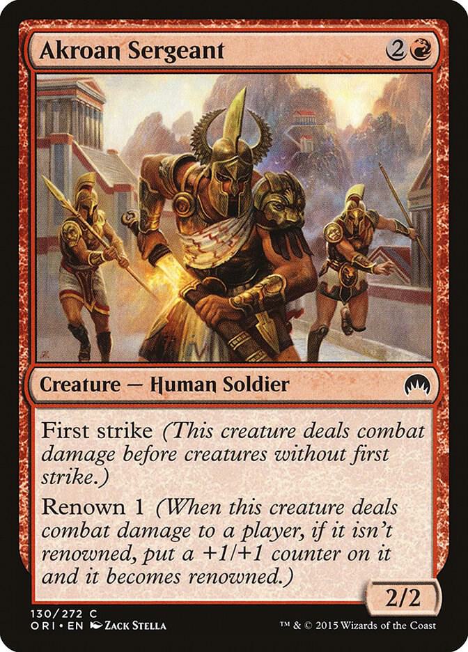 Akroan Sergeant [Magic Origins] 130