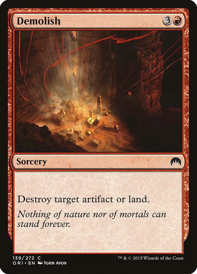Demolish [Magic Origins] 139