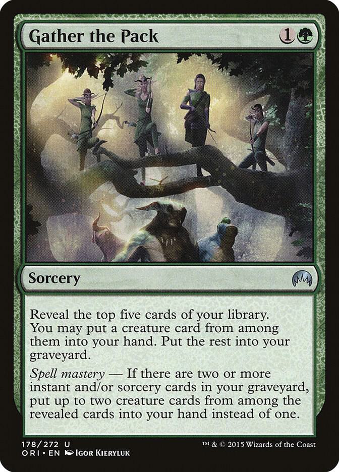 Gather the Pack [Magic Origins] 178