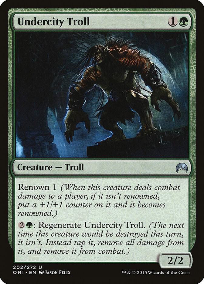 Undercity Troll [Magic Origins] 202