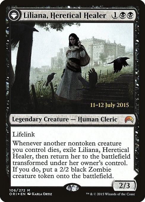 Liliana, Heretical Healer [Prerelease Cards] 106