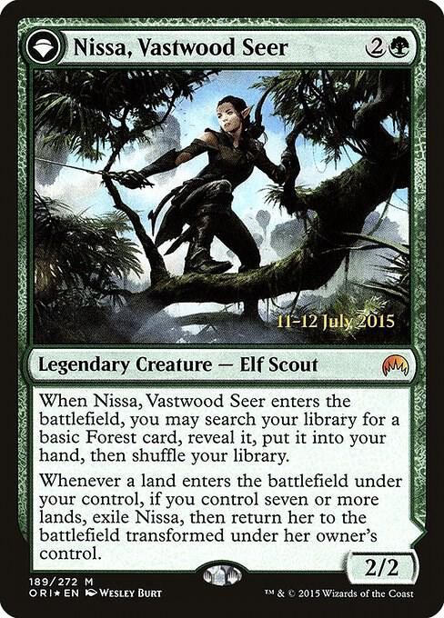 Nissa, Vastwood Seer [Prerelease Cards] 189