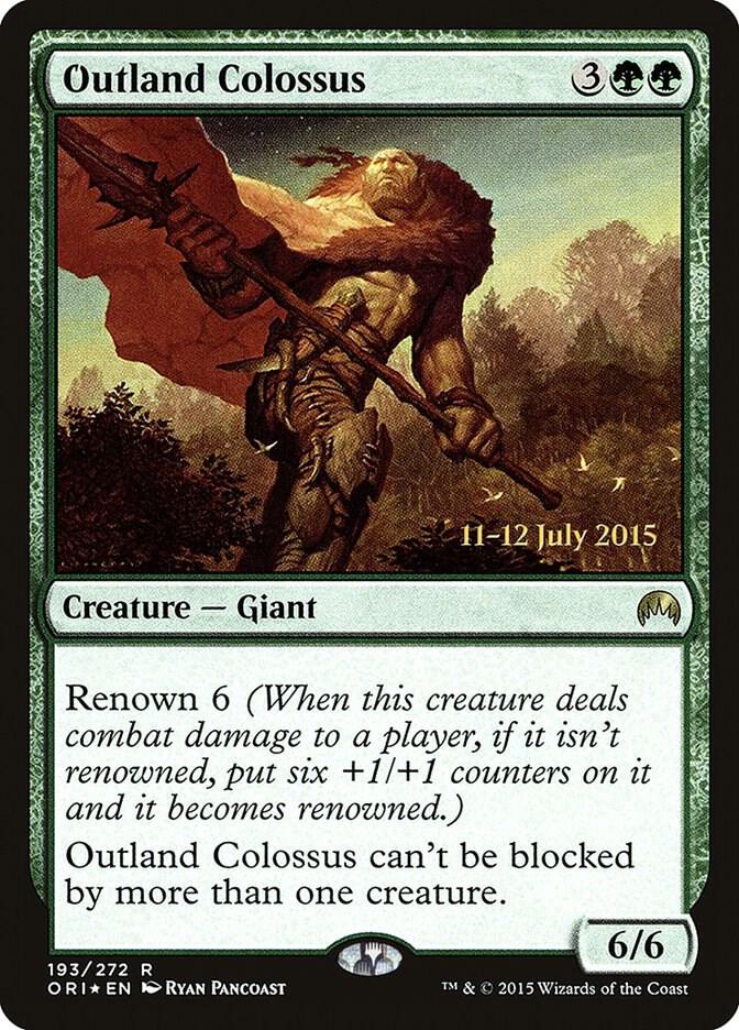 Outland Colossus [Prerelease Cards] 193