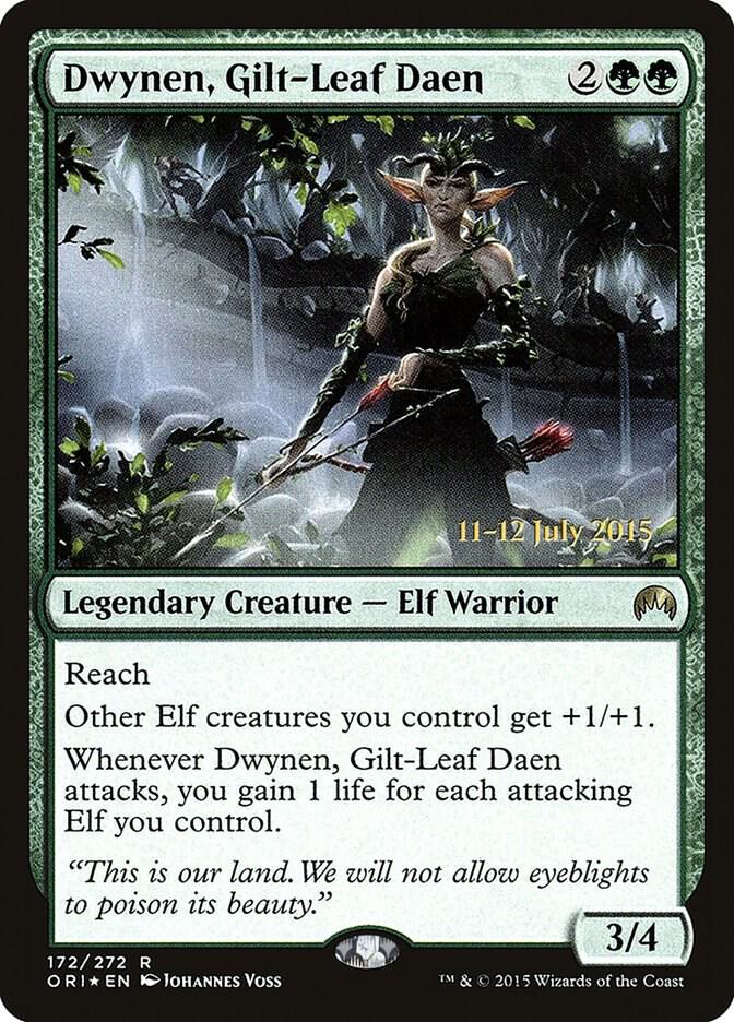 Dwynen, Gilt-Leaf Daen [Prerelease Cards] 172