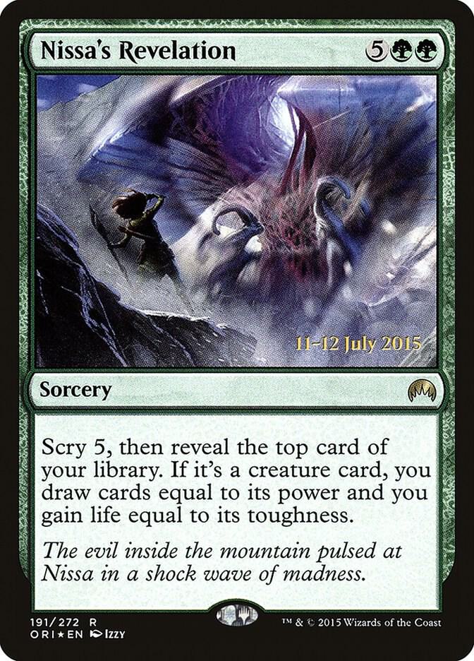 Nissa's Revelation [Prerelease Cards] 191
