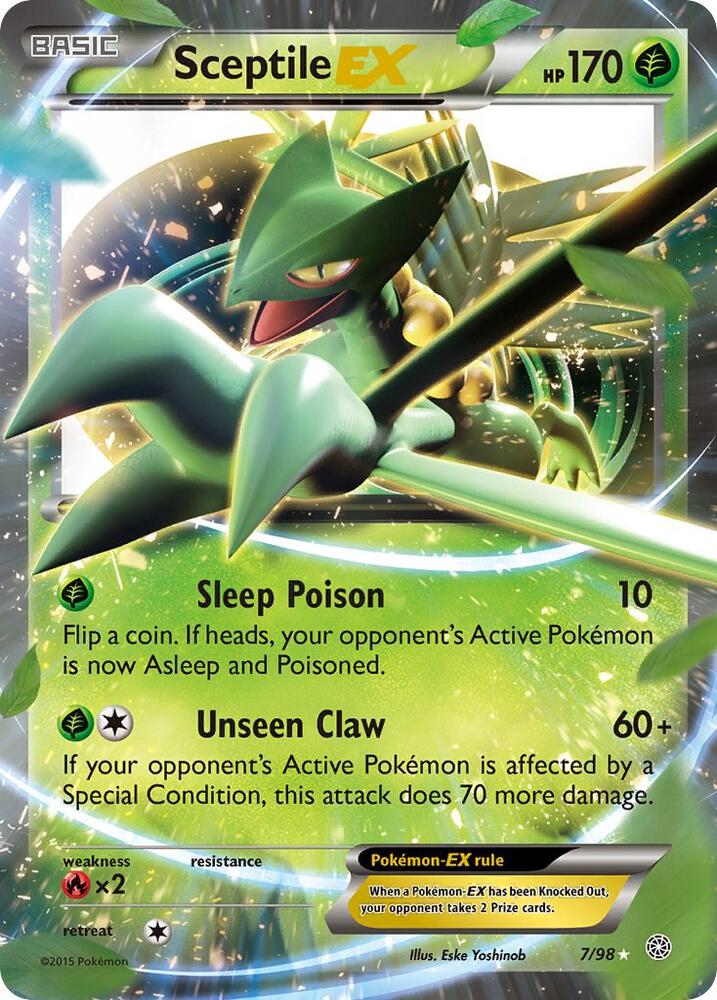 Sceptile EX [XY - Ancient Origins] 7/98